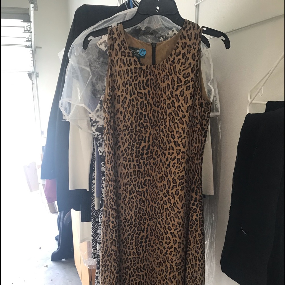 Ralph Lauren silk dress full length